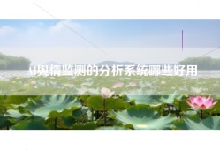 AI舆情监测的分析系统哪些好用