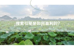 搜索引擎是如何盈利的？