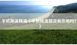 手机降温精灵（手机降温精灵有作用吗？）