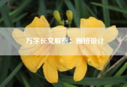 万字长文解析：栅格设计
