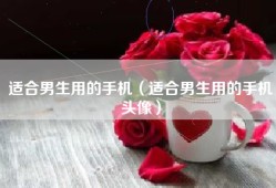 适合男生用的手机（适合男生用的手机头像）