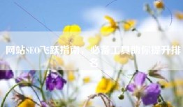 网站SEO飞跃指南，必备工具助你提升排名