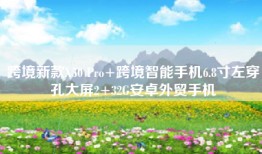跨境新款X50 Pro+跨境智能手机6.8寸左穿孔大屏2+32G安卓外贸手机