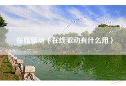 在线驱动（在线驱动有什么用）