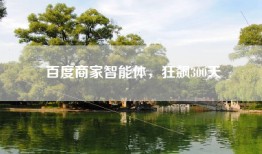 百度商家智能体，狂飙300天