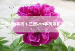 三星w999手机（三星w999手机刷机包下载）