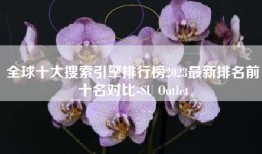 全球十大搜索引擎排行榜2023最新排名前十名对比-SU Outlet