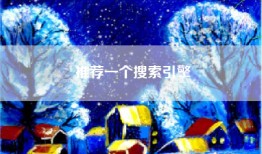 推荐一个搜索引擎