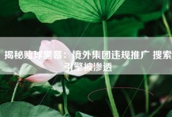 揭秘赌球黑幕：境外集团违规推广 搜索引擎被渗透