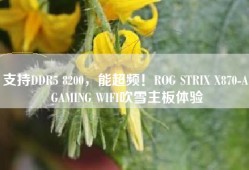 支持DDR5 8200，能超频！ROG STRIX X870-A GAMING WIFI吹雪主板体验