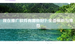 现在推广软件有哪些好？全面解析与推荐