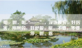 嗯，啊，呃“……”，淫流股份，好厉害，刚刚的，好舒服，挺，不要，不要停，啊，恩