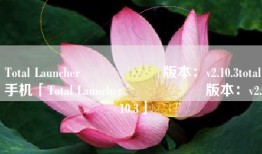 Total Launcher                    版本：v2.10.3total手机「Total Launcher                    版本：v2.10.3」