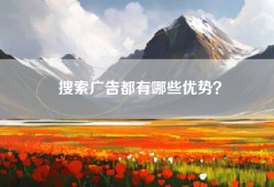 搜索广告都有哪些优势？