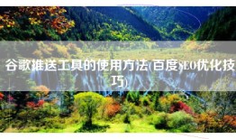 谷歌推送工具的使用方法(百度SEO优化技巧)