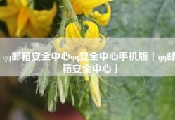 qq邮箱安全中心qq安全中心手机版「qq邮箱安全中心」