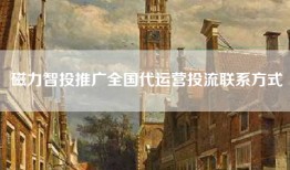 磁力智投推广全国代运营投流联系方式