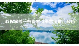 教你掌握一些搜索引擎营销推广技巧