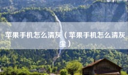 苹果手机怎么清灰（苹果手机怎么清灰尘）