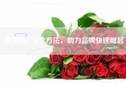 营销推广48个方法，助力品牌快速崛起