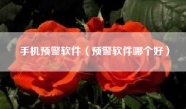手机预警软件（预警软件哪个好）