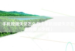 手机按键失灵怎么办（手机按键失灵怎么办要多少钱）