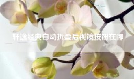 轩逸经典自动折叠后视镜按钮在哪