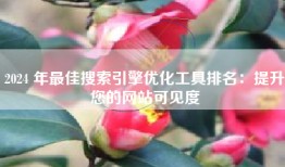 2024 年最佳搜索引擎优化工具排名：提升您的网站可见度