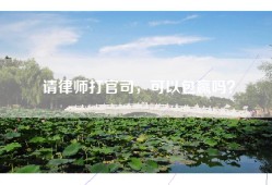 请律师打官司，可以包赢吗？