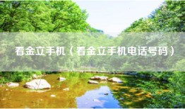 看金立手机（看金立手机电话号码）