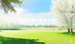 网站开发一般多少钱？