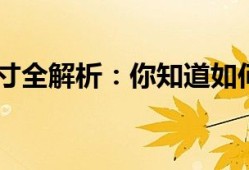 抖音视频尺寸全解析：你知道如何设置最佳尺寸吗？