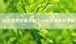 500左右的智能手机（500左右智能好手机）