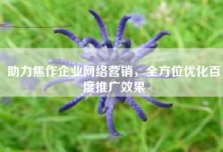 助力焦作企业网络营销，全方位优化百度推广效果
