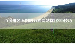 百度排名不倒的五种网站优化SEO技巧