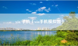 win 手机（win手机模拟器）
