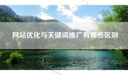 网站优化与关键词推广有哪些区别