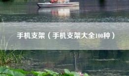 手机支架（手机支架大全100种）