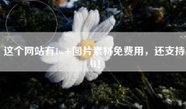 这个网站有1w+图片素材免费用，还支持AI！