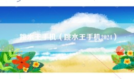 跳水王手机（跳水王手机2024）