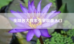 全球各大搜索引擎收录入口