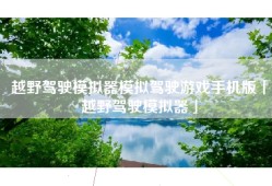 越野驾驶模拟器模拟驾驶游戏手机版「越野驾驶模拟器」