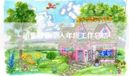 销售行业个人年终工作总结