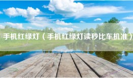 手机红绿灯（手机红绿灯读秒比车机准）