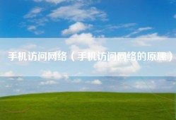 手机访问网络（手机访问网络的原理）