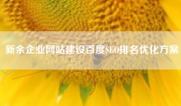 新余企业网站建设百度SEO排名优化方案