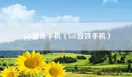 hifi音质手机（hifi音效手机）