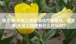 黑龙潭3天员工团建活动方案策划，黑龙潭3天员工团建有什么好玩的？