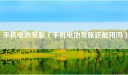 手机电池发胀（手机电池发胀还能用吗）
