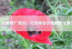 付费推广竞价，打造商业价值的新引擎！